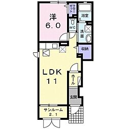 ステラリーヴァ4 1LDKの間取図画像