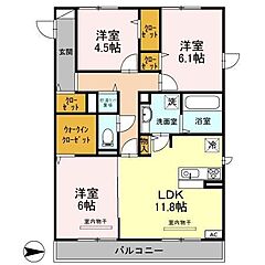 物件の間取り