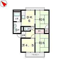 滋賀県守山市守山４丁目（賃貸アパート3DK・1階・46.60㎡） その2