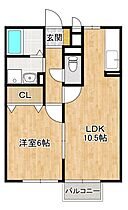 ベルコート木ノ座A  ｜ 滋賀県野洲市野洲（賃貸アパート1LDK・1階・40.07㎡） その2