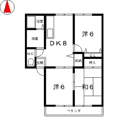 フォレスト21B棟_間取り_0