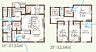 間取り：＜間取図＞6号棟：4LDK＋パントリー＋WIC＋ファミリークローゼット