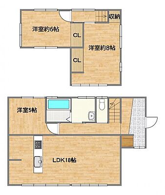 間取り -大森字街道下-中古戸建
