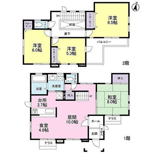 間取りを拡大表示