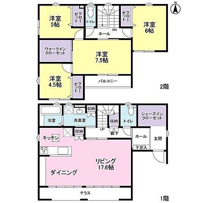 間取り -町庭坂石田道-中古戸建