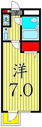 間取図画像 1K