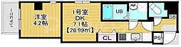 間取図画像 1DK