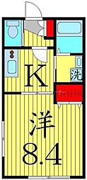 間取図画像 1K