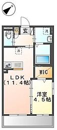 間取図画像 1LDK