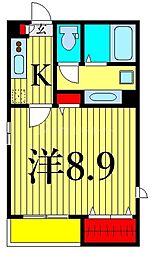 間取図画像 1K