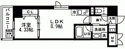 LABELJOUR錦糸町 1LDKの間取図画像