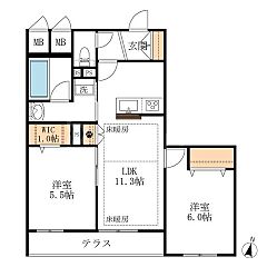物件の間取り