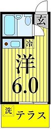 ハイツパレット ワンルームの間取図画像
