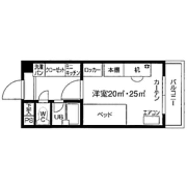 ドーミー名古屋 210｜愛知県名古屋市千種区今池南(賃貸マンション1K・2階・20.00㎡)の写真 その2