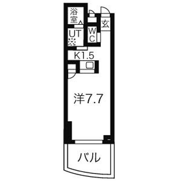 グランステージ千種 4D｜愛知県名古屋市千種区今池４丁目(賃貸マンション1K・4階・23.91㎡)の写真 その2