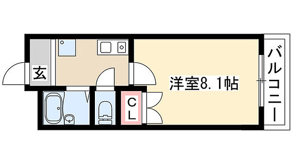 オアシス 303｜愛知県長久手市砂子(賃貸マンション1K・3階・24.90㎡)の写真 その2