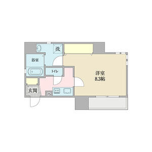 K Smart Imaike 0401｜愛知県名古屋市千種区今池１丁目(賃貸マンション1K・4階・28.81㎡)の写真 その2