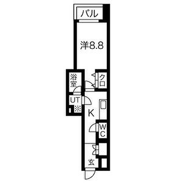 Fuchsiaフクシア 502｜愛知県名古屋市千種区春岡１丁目(賃貸マンション1K・5階・31.32㎡)の写真 その2