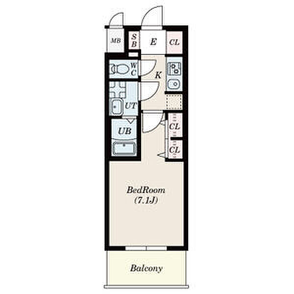 S-RESIDENCE星ヶ丘 805｜愛知県名古屋市名東区名東本通３丁目(賃貸マンション1K・8階・24.30㎡)の写真 その2