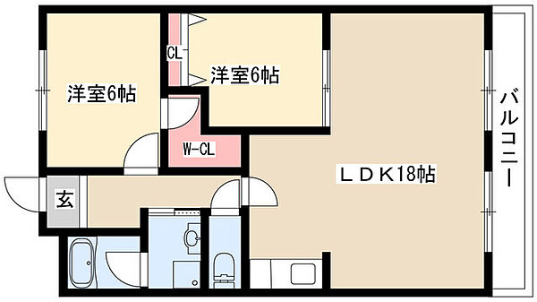 ピースキャピタル上菅 303｜愛知県名古屋市名東区上菅２丁目(賃貸マンション2LDK・3階・62.37㎡)の写真 その2