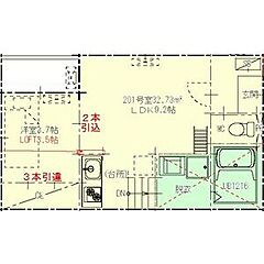 物件の間取り
