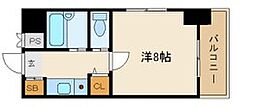サンシャイン福成 1Kの間取図画像