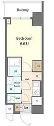 S-RESIDENCE植田asolea(アソレア) 1Kの間取図画像