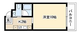 フルハウス ワンルームの間取図画像