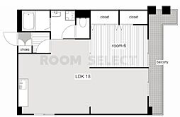 ヴィラM.K. 2LDKの間取図画像