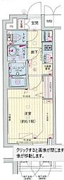 プレサンス広小路通葵 1Kの間取図画像
