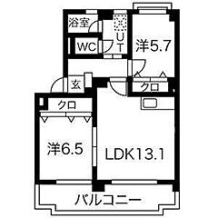 物件の間取り