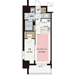 プレサンス新栄町ギャラント 1LDKの間取図画像