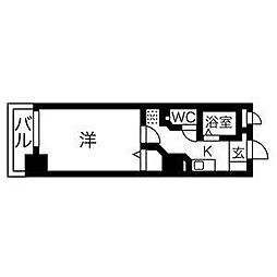 グレイス吹上 1Kの間取図画像
