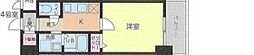 第18金山フクマルビル 1Kの間取図画像