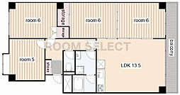 三豊マンション瑞穂 4LDKの間取図画像