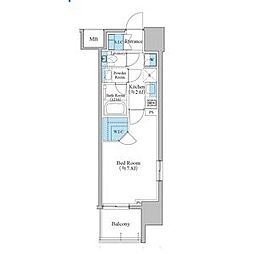 ブランシエスタ泉 1Kの間取図画像