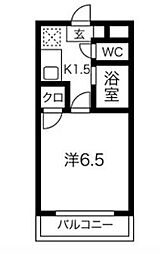 アイワ浄心ビル 1Kの間取図画像