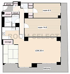ザ・シーン徳川園 3LDKの間取図画像