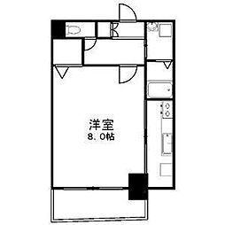 HF丸の内レジデンス 1Kの間取図画像
