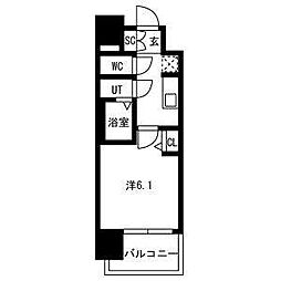 名古屋市中区新栄2丁目マンション 1Kの間取図画像