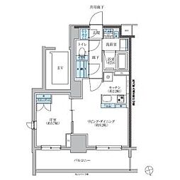 TENAS池下 1LDKの間取図画像