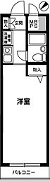 マイステージ中野4 ワンルームの間取図画像