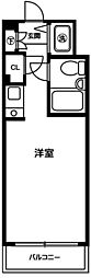 エルハイツ成増E棟 ワンルームの間取図画像