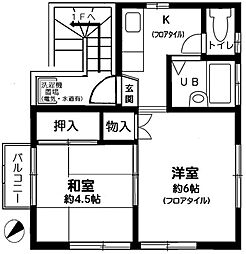 シャトレM2 2Kの間取図画像