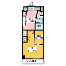 Sun Heart 池下 303 ｜ 愛知県名古屋市千種区池下１丁目（賃貸マンション2K・3階・33.42㎡） その2