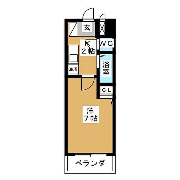 グリーンヒルズ千種 ｜愛知県名古屋市千種区今池南(賃貸マンション1K・2階・20.90㎡)の写真 その2