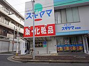 ドラッグストア 「スギヤマまで190m」
