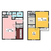 セレブ覚王山W棟 8 ｜ 愛知県名古屋市千種区大島町１丁目（賃貸テラスハウス2LDK・1階・86.13㎡） その2