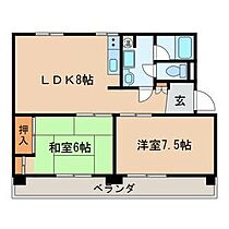 親交ハイツ  ｜ 愛知県名古屋市千種区内山２丁目（賃貸マンション2LDK・2階・46.00㎡） その2