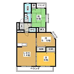 グランドメゾン菊坂 3LDKの間取図画像